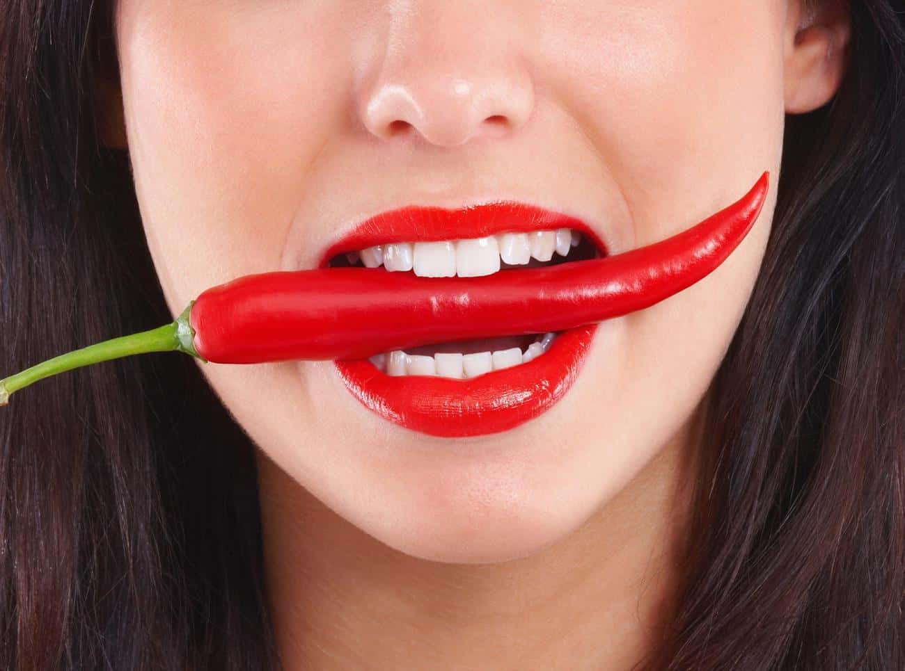 Close-up of a smile with immediate whitening results after treatment Oxford