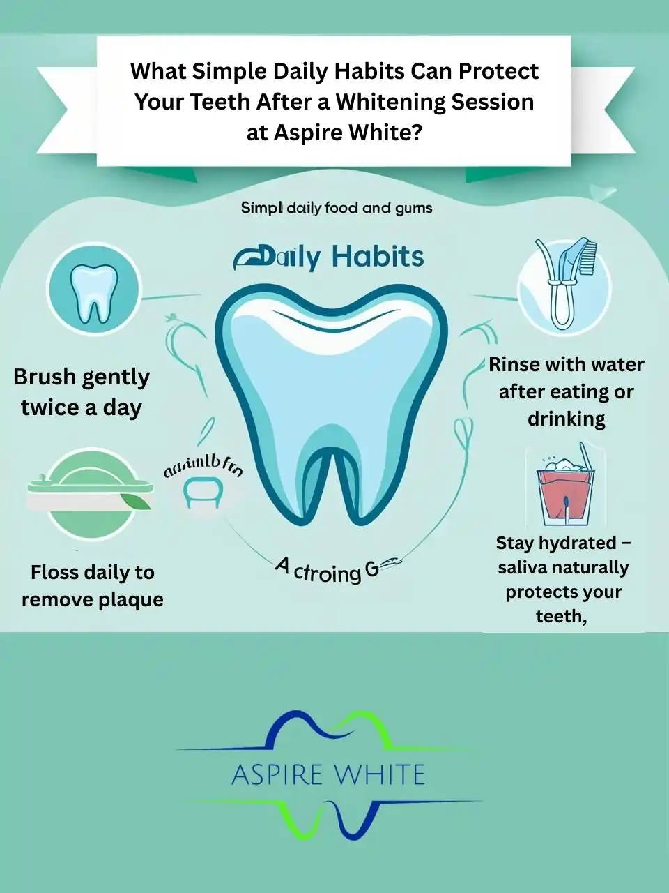 What Simple Daily Habits Can Protect Your Teeth After a Whitening Session at Aspire White Oxford